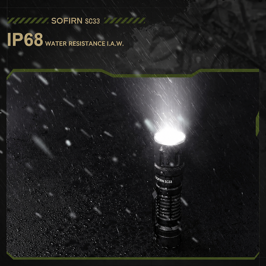 Sofirn SC33 Tactical LED Flashlight