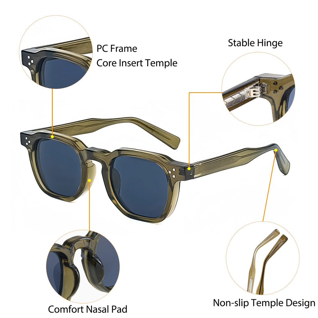 Caterside Square Frame Sunglasses