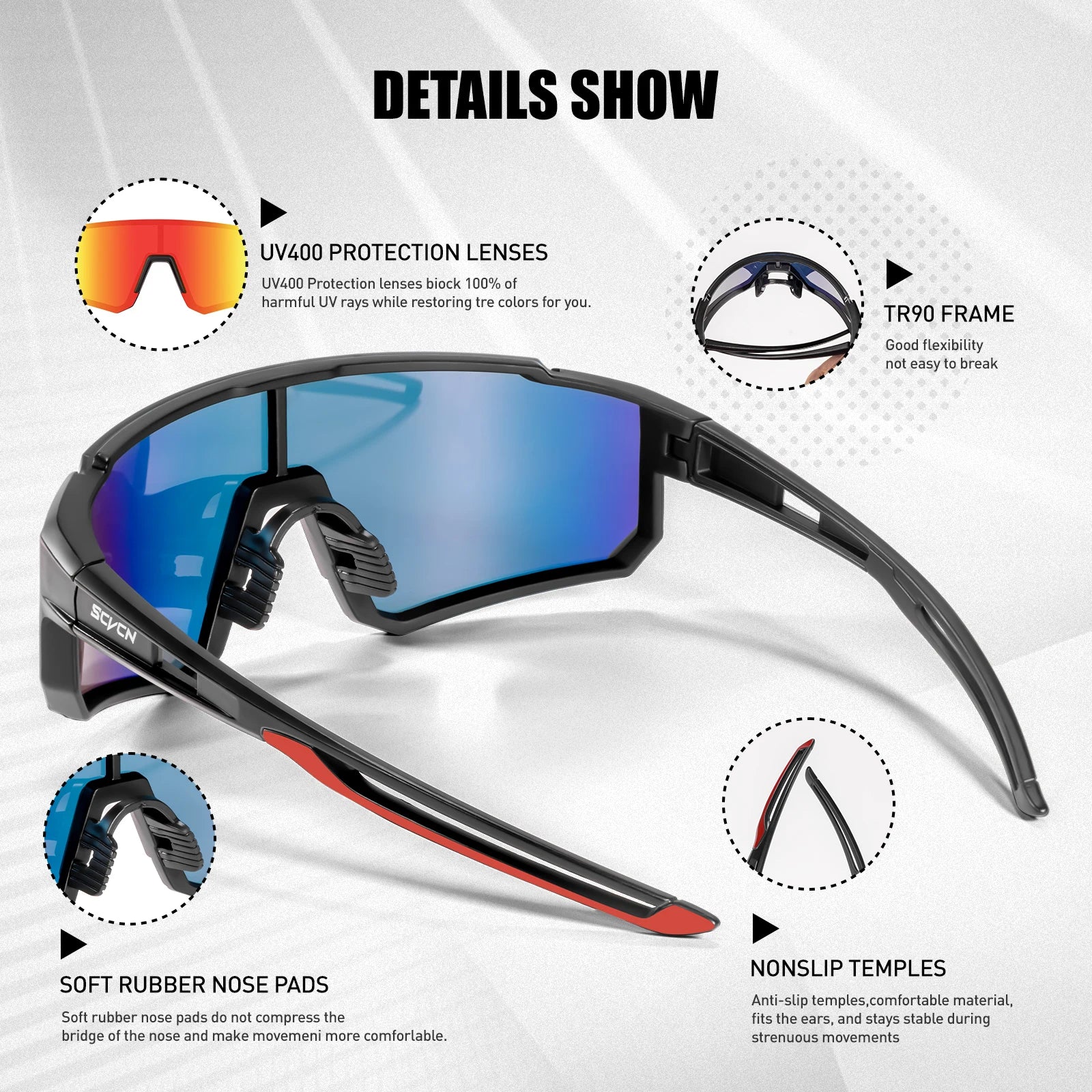 SCVCN Cycling Sunglasses